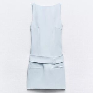 Zara Light Blue Mini Dress